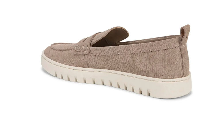 Vionic Women's Uptown Loafer Cobblestone Suede Shoes