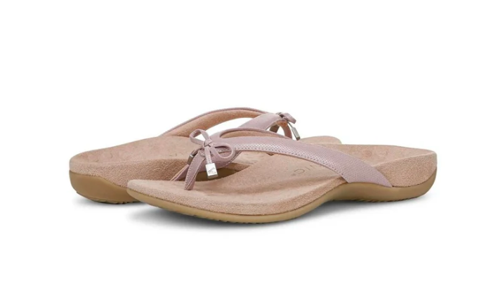 Vionic Women's Bella Toe Post Sandals with Arch Support - Magnolia
