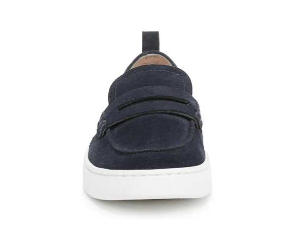 Vionic Women's Uptown Loafer Navy / White Suede Shoes