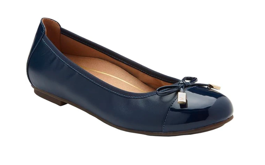 Vionic Minna 4107N Navy Nappa Leather