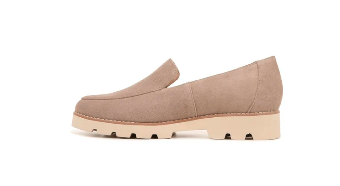 Vionic Women’s Kensley Slip-On Suede Loafers Casual Shoes - Taupe