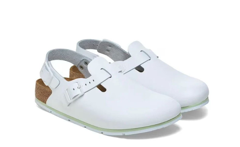 Birkenstock Tokio Pro White Leather Unisex Clog