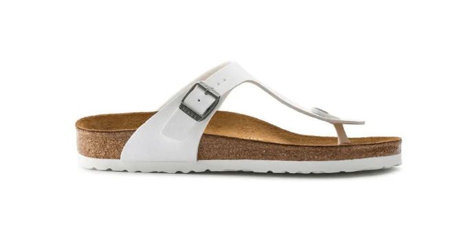Birkenstock Gizeh Birko-Flor - White Unisex Sandal