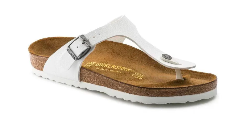 Birkenstock Gizeh Birko-Flor - White Unisex Sandal