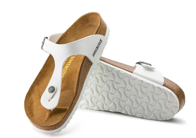Birkenstock Gizeh Birko-Flor - White Unisex Sandal