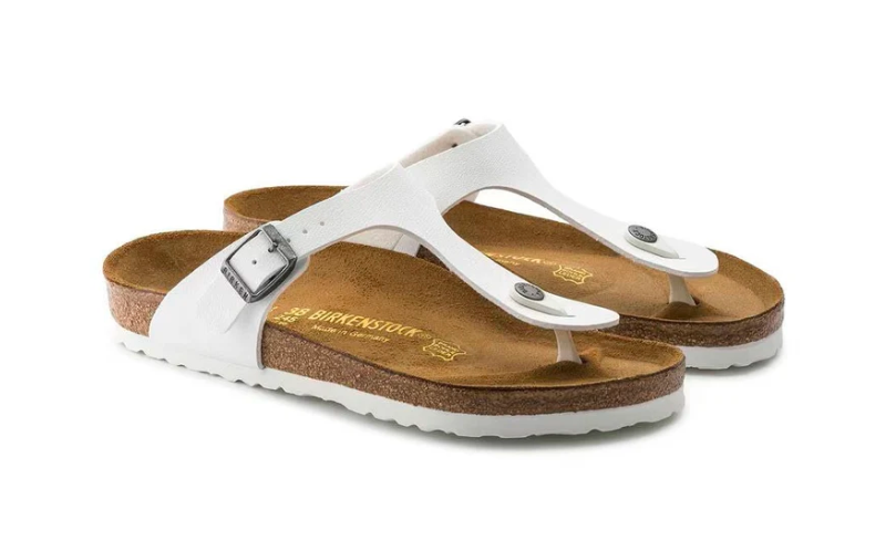 Birkenstock Gizeh Birko-Flor - White Unisex Sandal