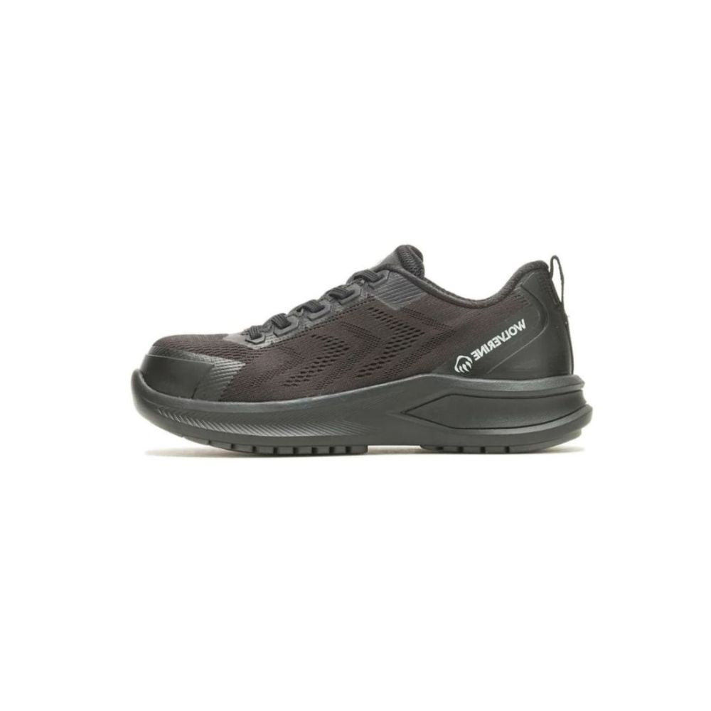 Wolverine Women's Bolt DuraShocks Knit CarbonMax Black Work Shoes
