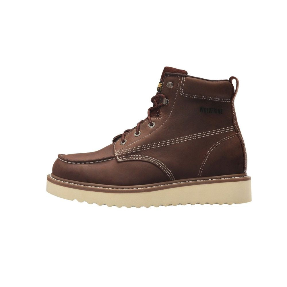 Wolverine Men's Loader 6" Wedge Brown Work Boot W10744