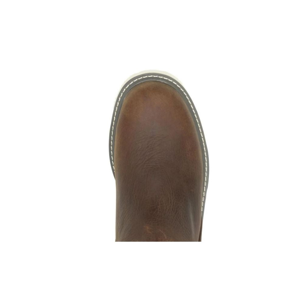 Wolverine Men's Trade Wedge Brown Waterproof Steel Toe Romeo W231101