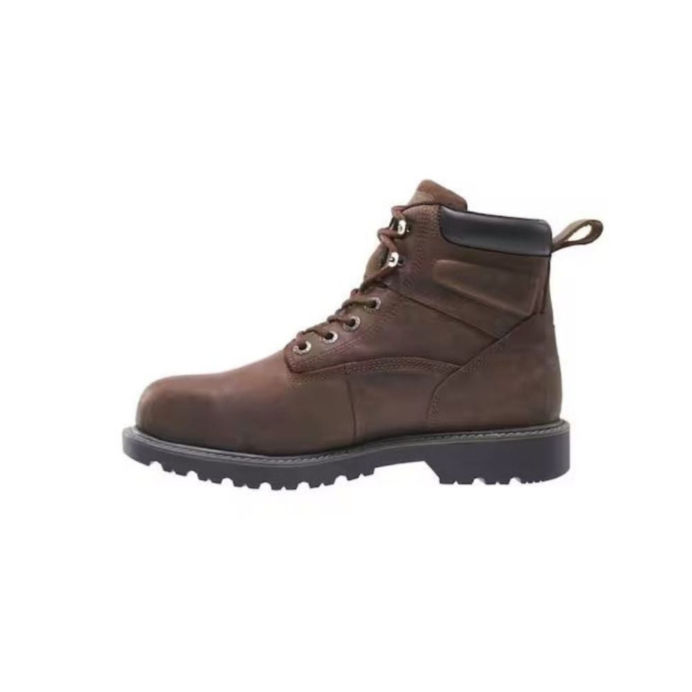 Wolverine Floorhand Dark Brown Waterproof 6" Men's Work Boot