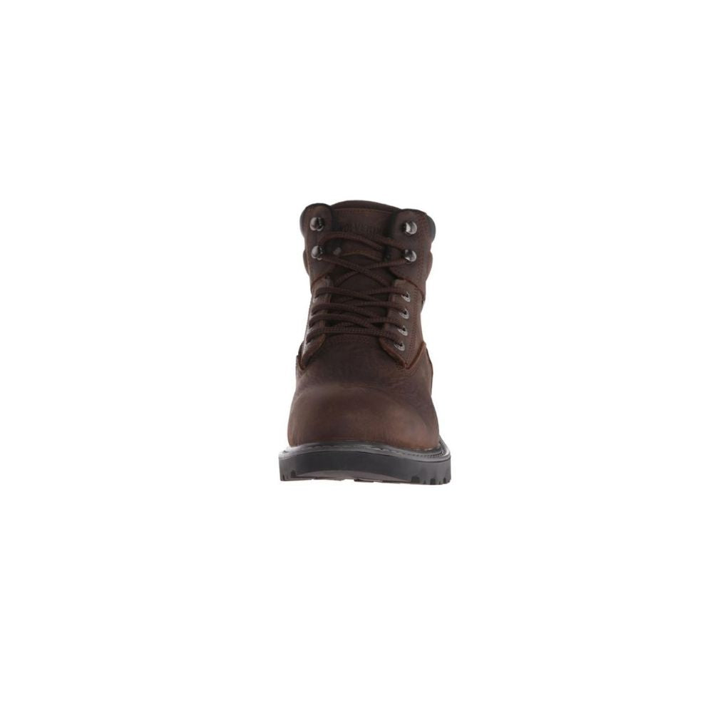 Wolverine Floorhand Dark Brown Waterproof 6" Men's Work Boot