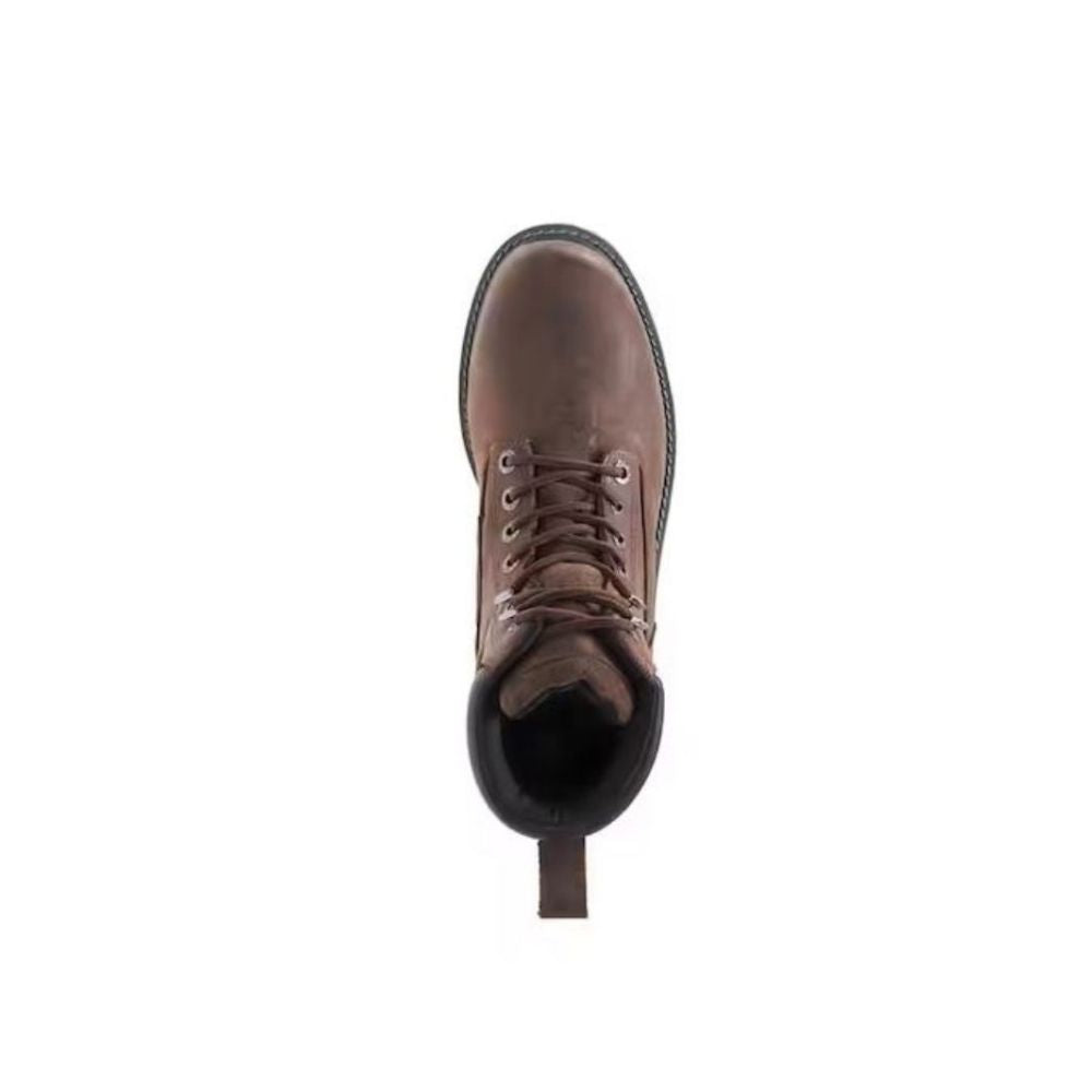 Wolverine Floorhand Dark Brown Waterproof 6" Men's Work Boot