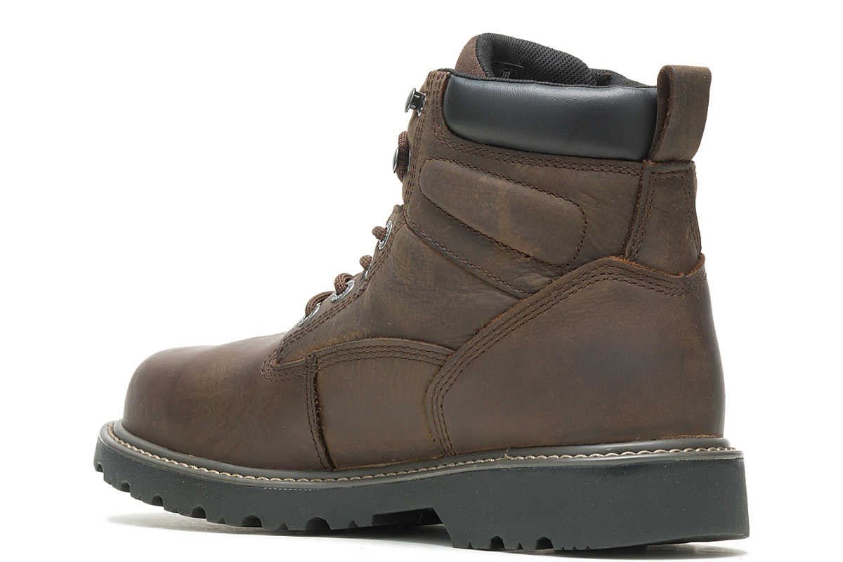 Wolverine Floorhand Dark Brown Waterproof 6" Men's Work Boot