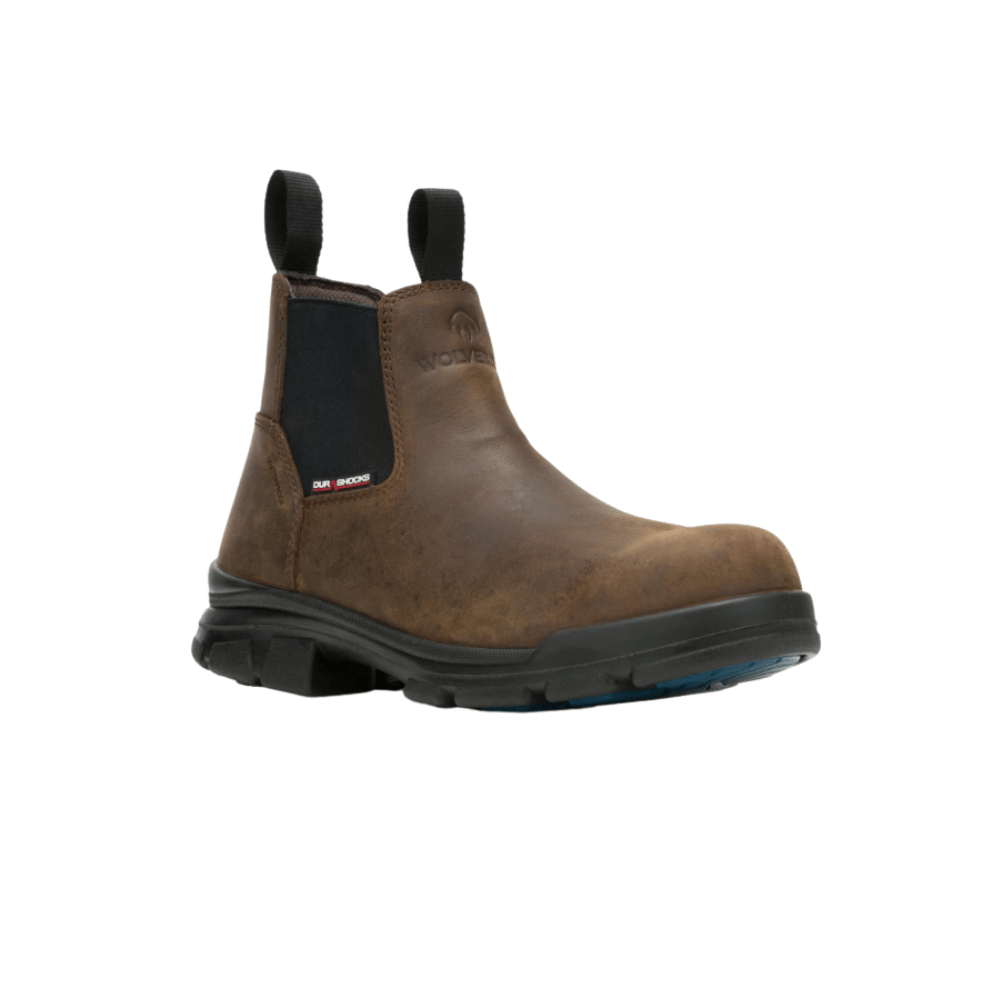 Wolverine Men's DuraShocks SR Icon Romeo Work Boot in Dark Brown - W241102