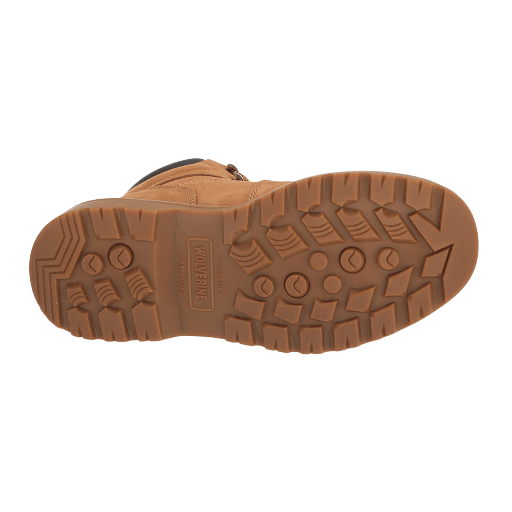 Wolverine Men's Floorhand Waterproof Steel Toe 6" Wheat Work Boot W221021