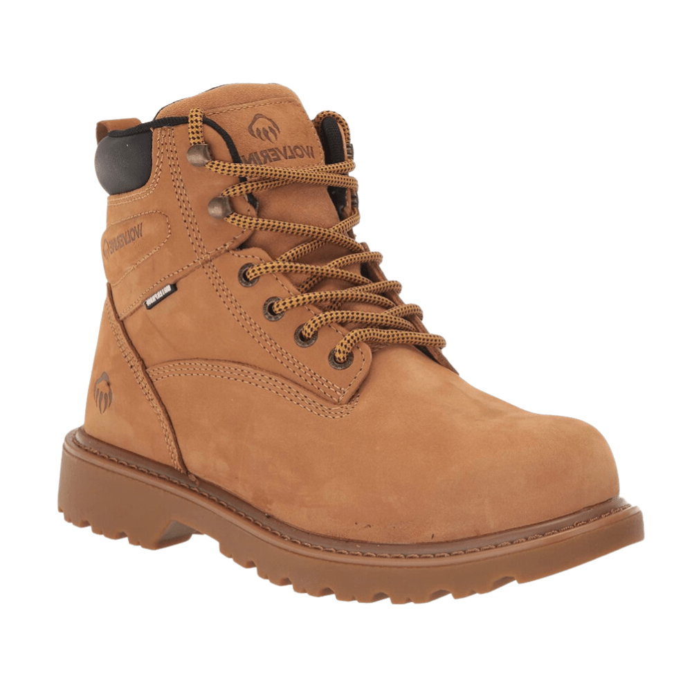 Wolverine Men's Floorhand Waterproof Steel Toe 6" Wheat Work Boot W221021