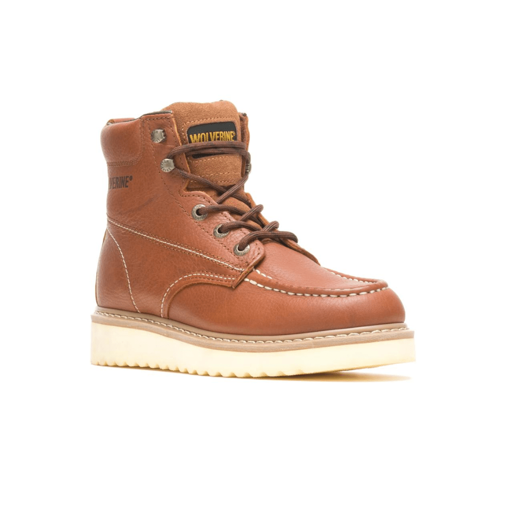 Wolverine Men's Moc-Toe Steel-Toe EH 6" Work Honey Boot W08289