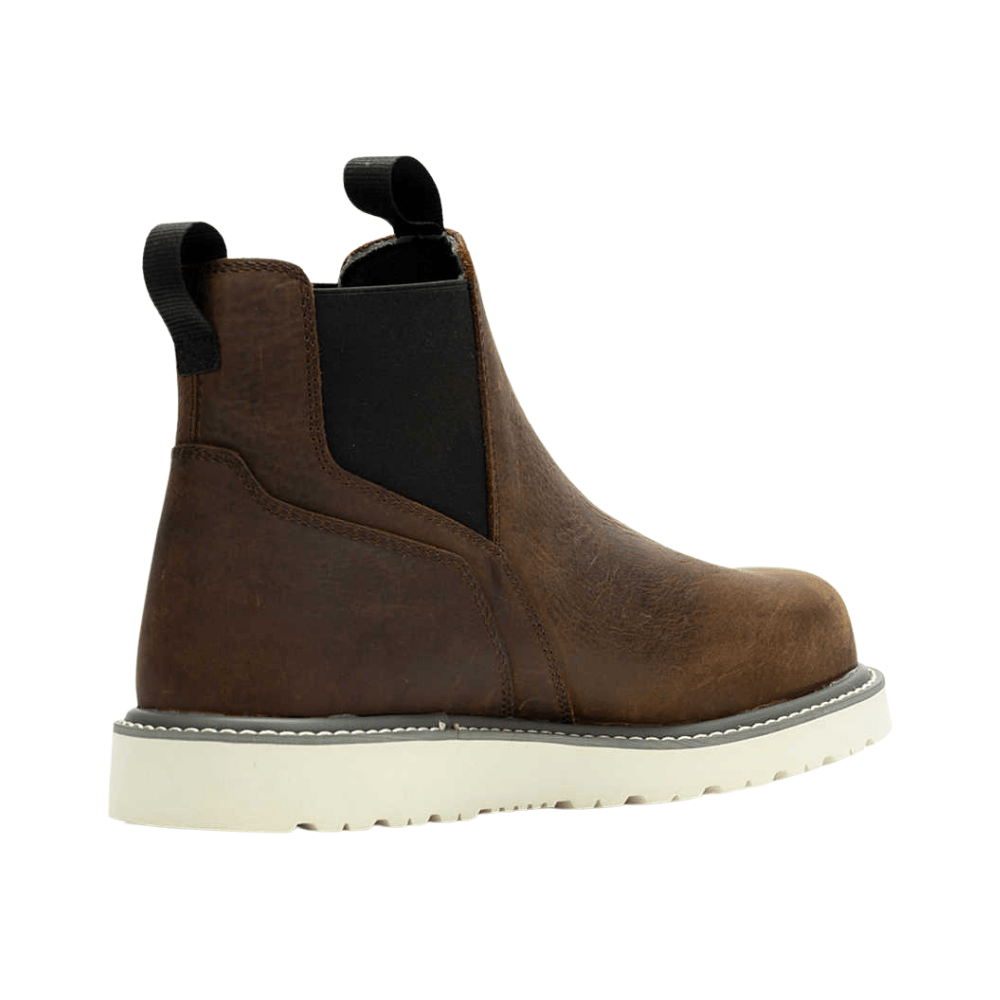 Wolverine Men's Trade Wedge Brown Waterproof Steel Toe Romeo W231101
