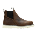 Wolverine Men's Trade Wedge Brown Waterproof Steel Toe Romeo W231101