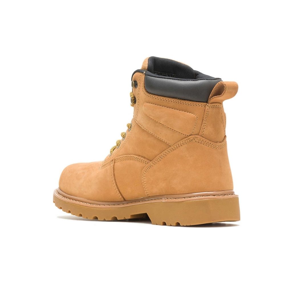 Wolverine Men's Floorhand Wheat Waterproof 6" Work Boot W10642