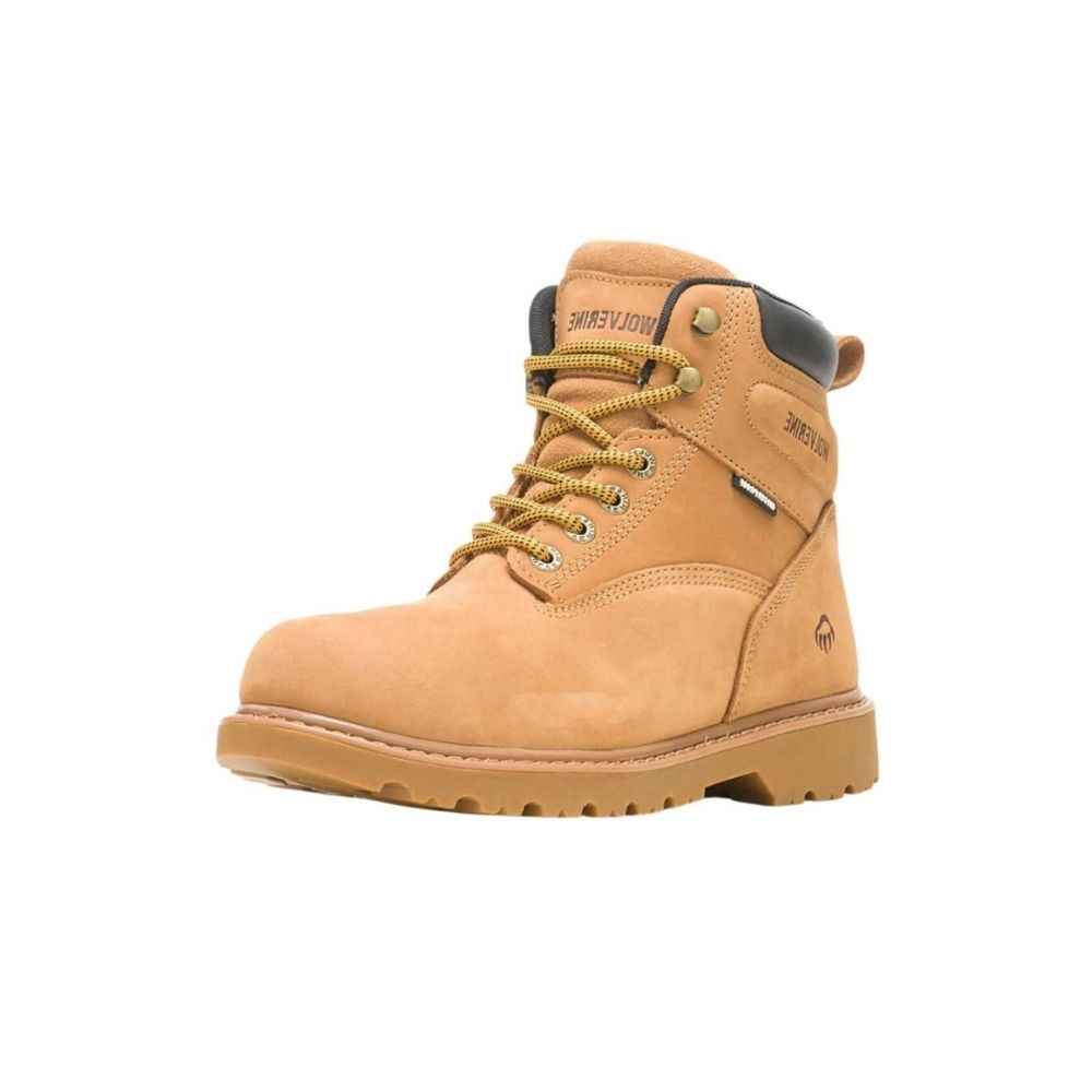 Wolverine Men's Floorhand Wheat Waterproof 6" Work Boot W10642