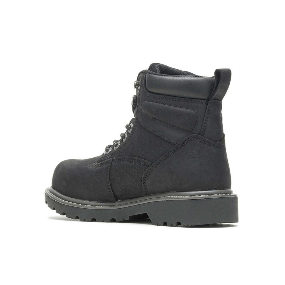 Wolverine Women's Floorhand Black Steel-Toe 6" Waterproof Work Boot W201153