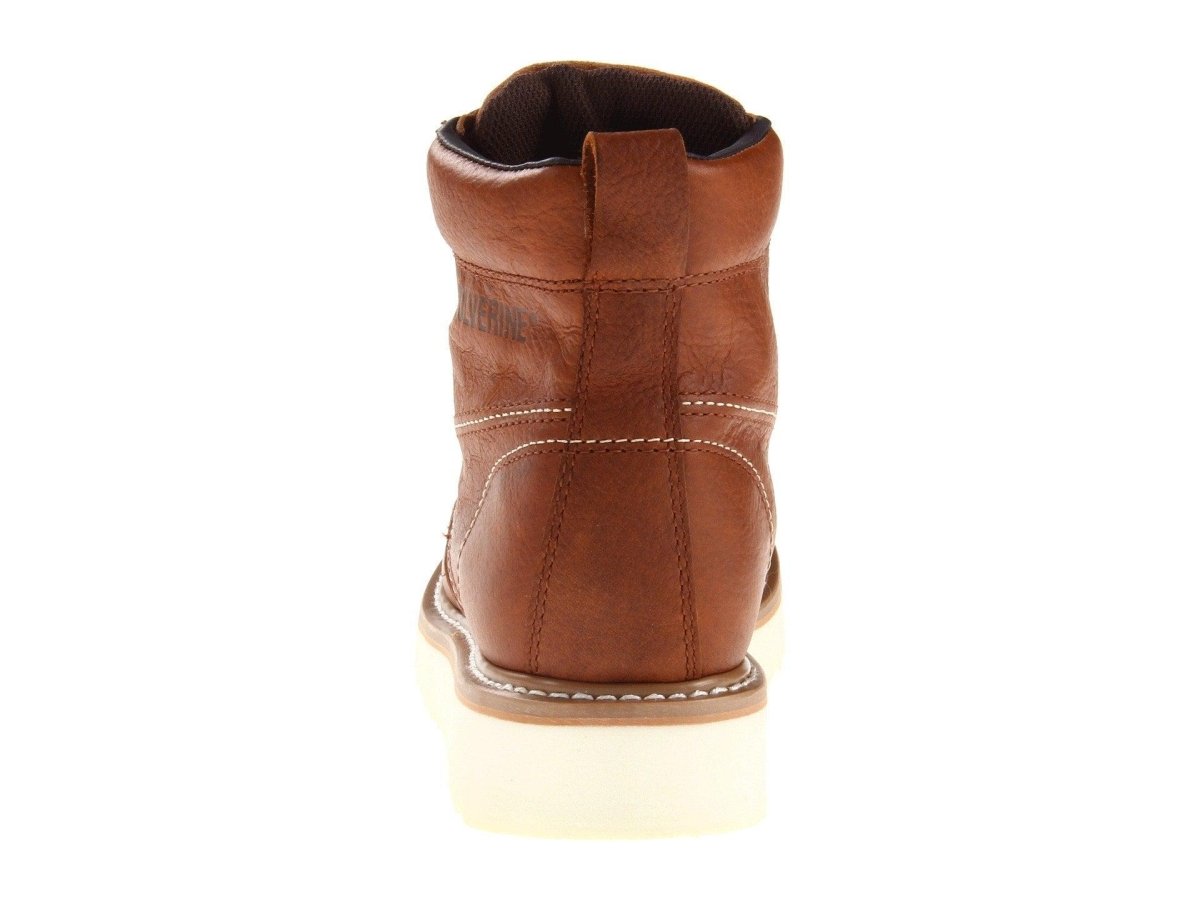Wolverine Work Wedge Brown W08288 6" Soft Toe Safety Boot