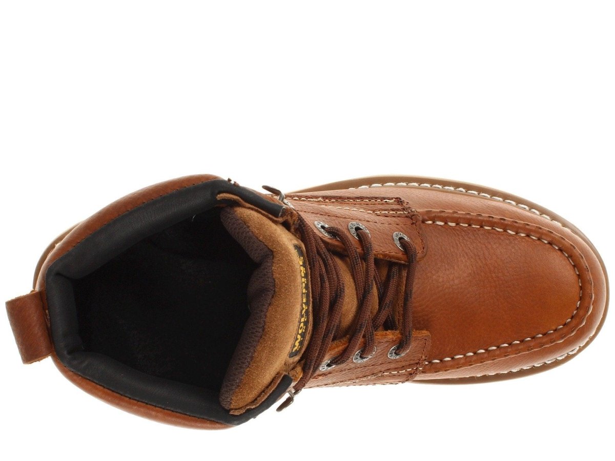 Wolverine Work Wedge Brown W08288 6" Soft Toe Safety Boot