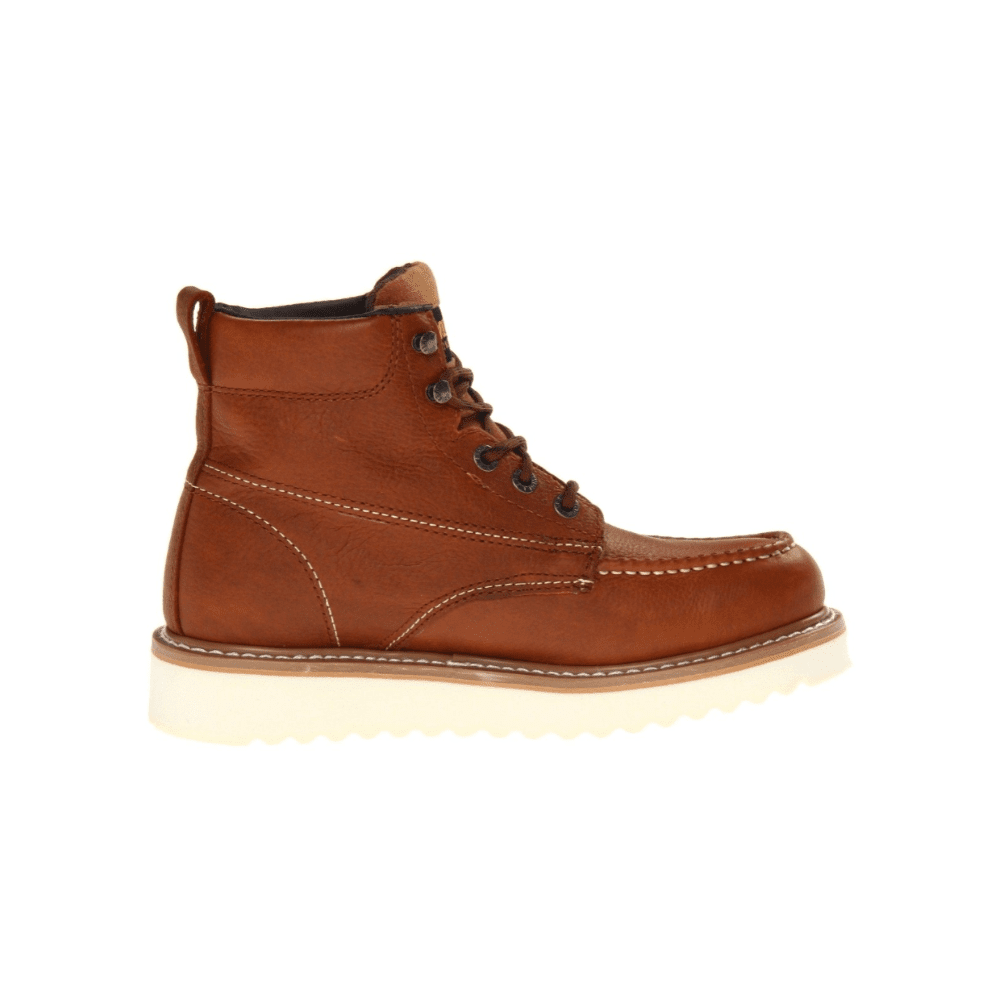 Wolverine Work Wedge Brown W08288 6" Soft Toe Safety Boot